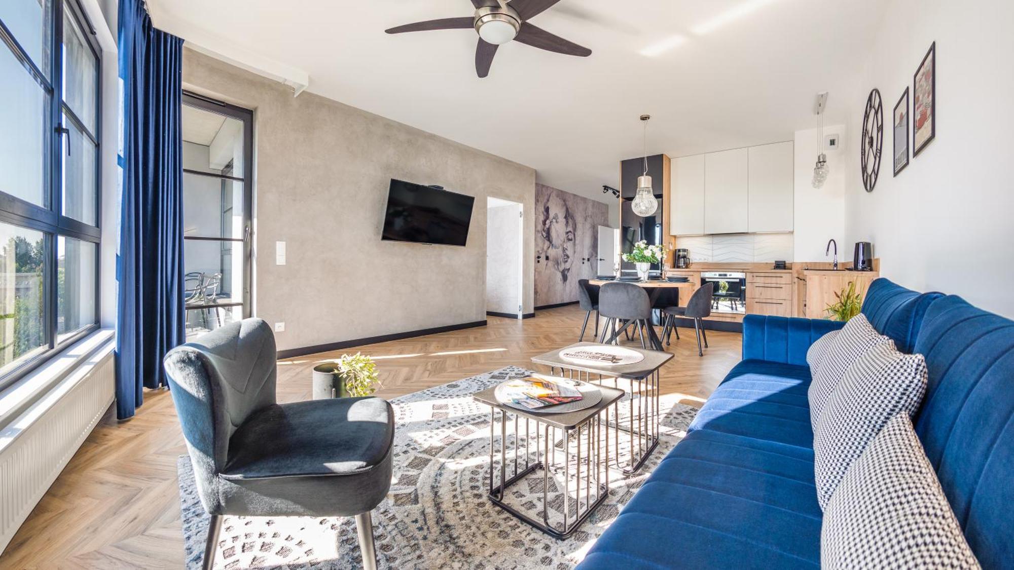 Flatbook - City Center Apartments Doki Living Гданск Екстериор снимка